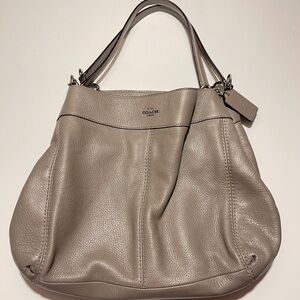 COACH Lexy Leather Shoulder Bag